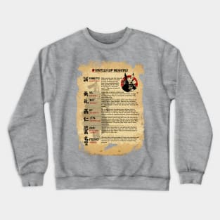 The Seven Virtues of Bushido V Crewneck Sweatshirt